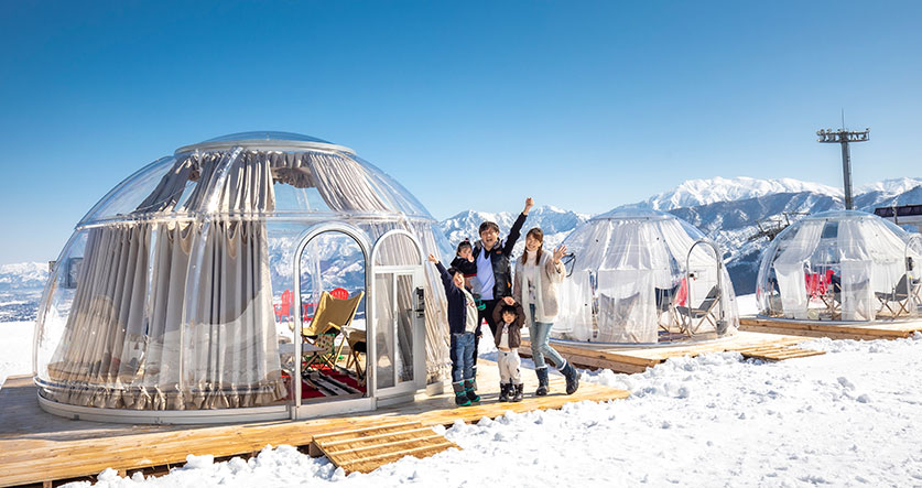 The Veranda Ishiuchi Maruyama's transparent dome tent